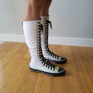 custom knee high converse